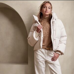 NWT banana republic down puffer coat